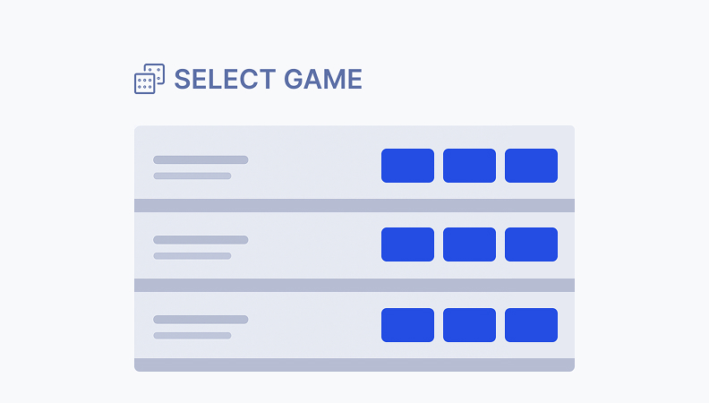 Step 3: Find JetX in the game lobby.